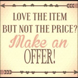 Bundle 2 ore more items & make me an offer!